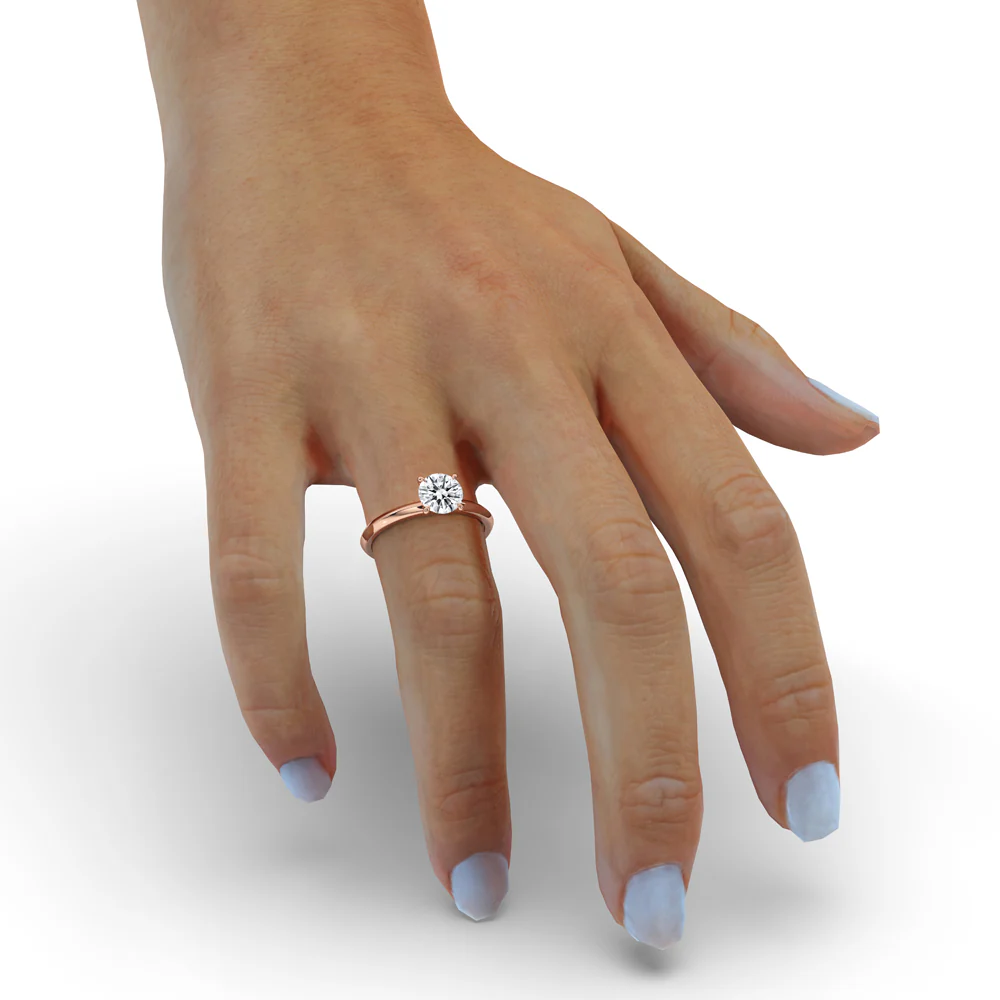 1 Carat Solitaire Diamond Ring - Image 4