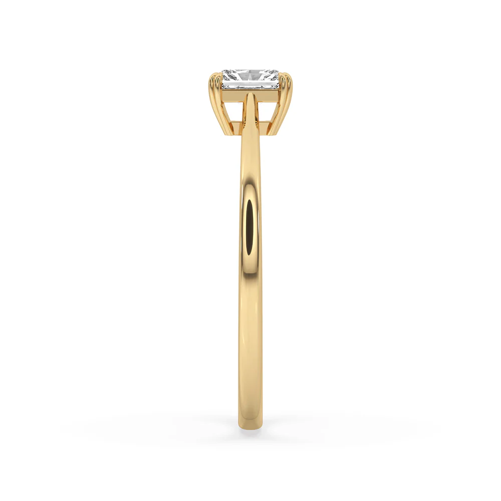 1 Carat Solitaire Diamond Ring - Cathedral Setting - Image 5