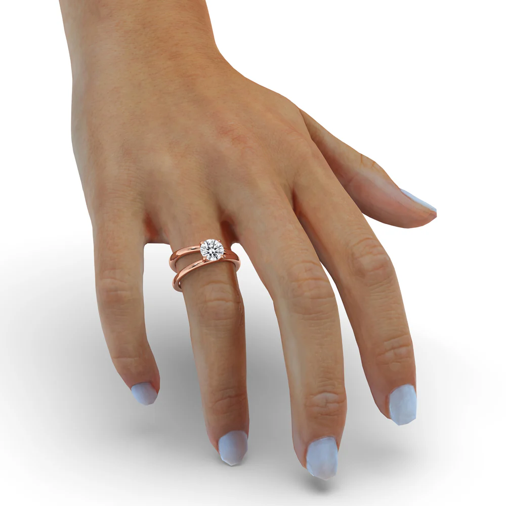 2 Carat Solitaire Diamond Ring - Image 2