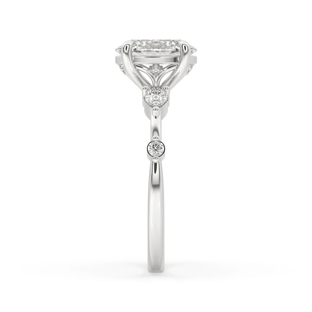 3 Carat Oval Diamond Ring - IGI Certified - Image 5