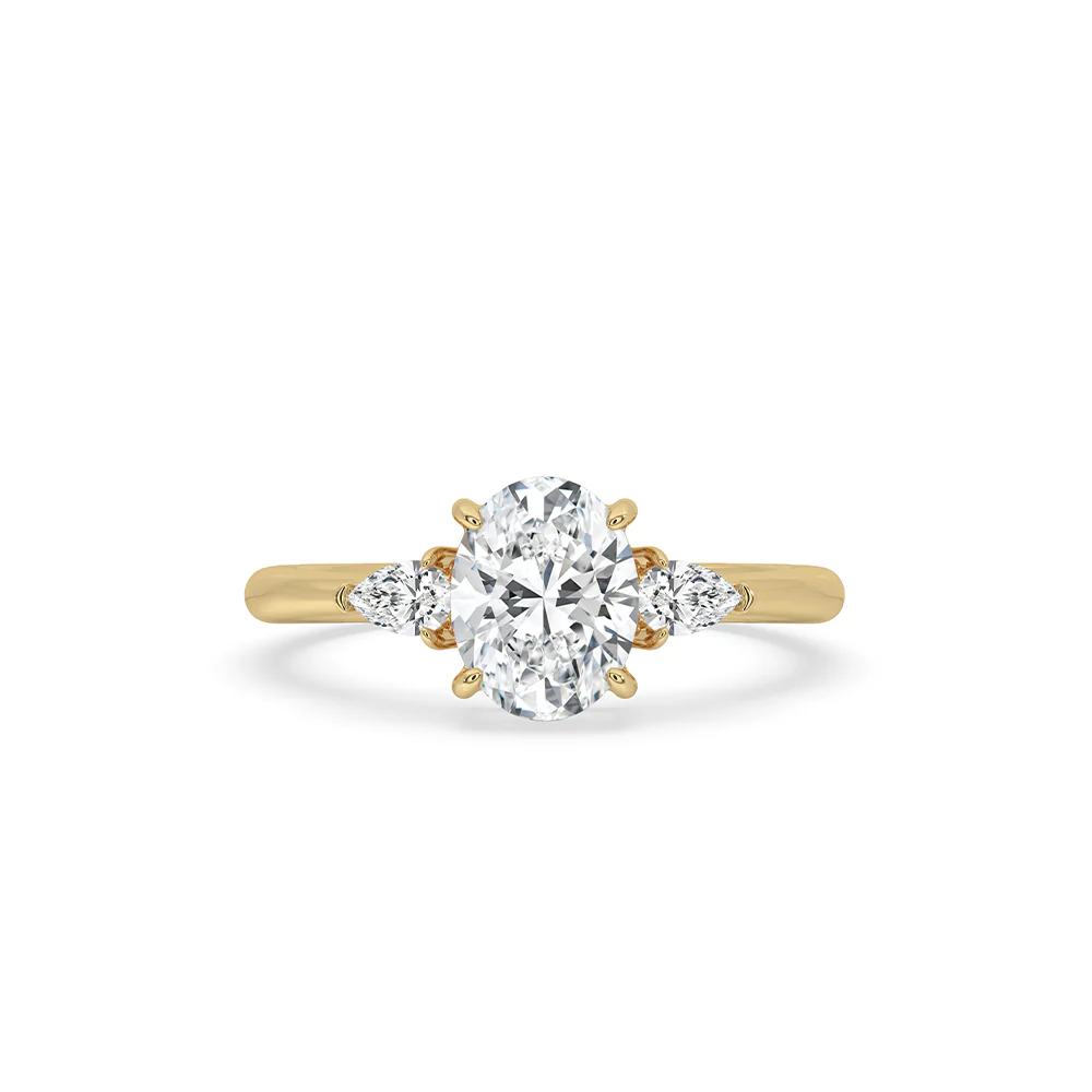 3 stone oval engagement ring