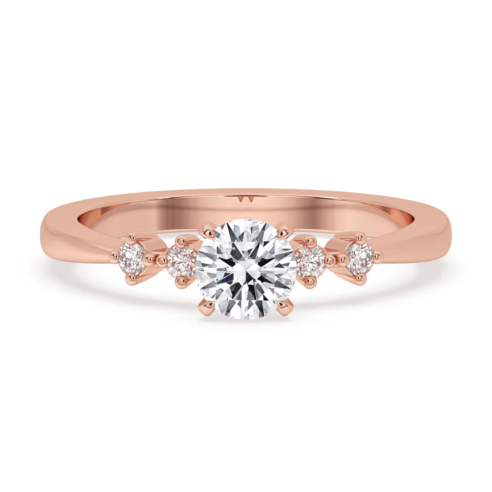 5 Stone Diamond Ring - Round Lab Grown Diamond