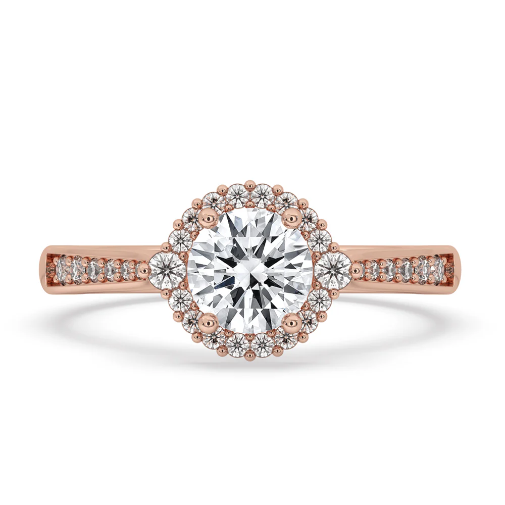 Antique Inspired Engagement Ring with Cathedral Setting