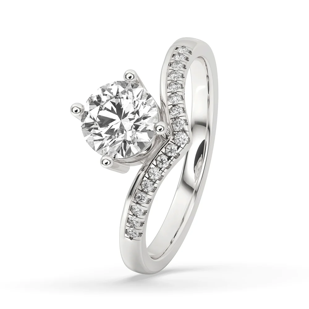 Chevron Engagement Ring - Image 5