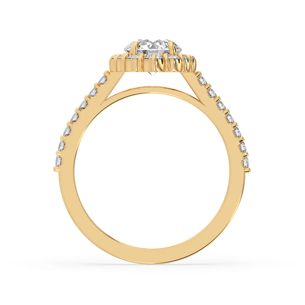 Cluster Diamond Ring With Pave Style - Image 2