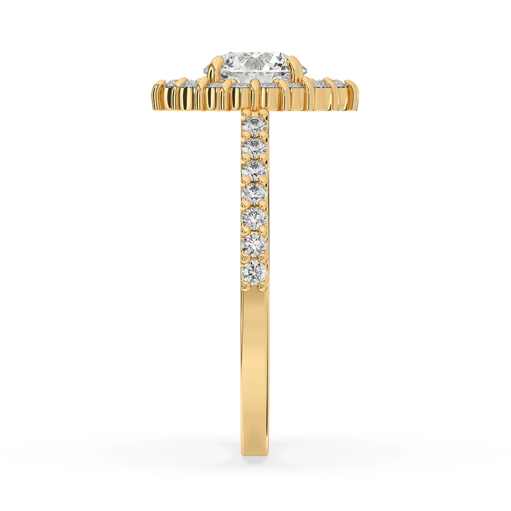 Cluster Diamond Ring With Pave Style - Image 4