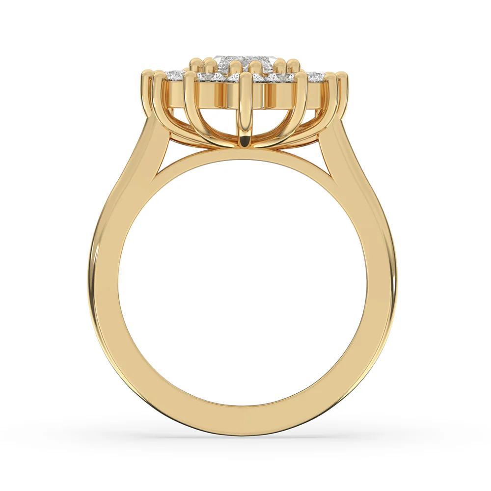 Cluster Engagement Ring - Image 3