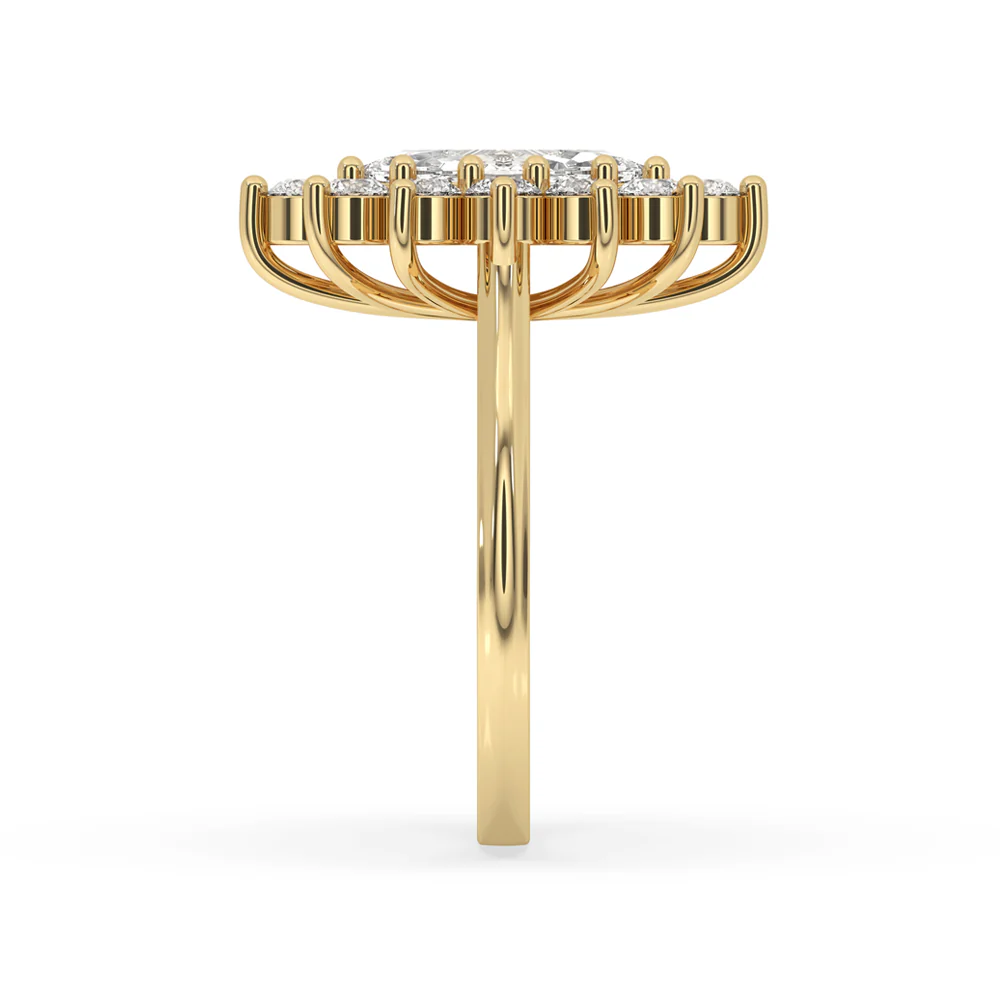 Cluster Engagement Ring - Image 4
