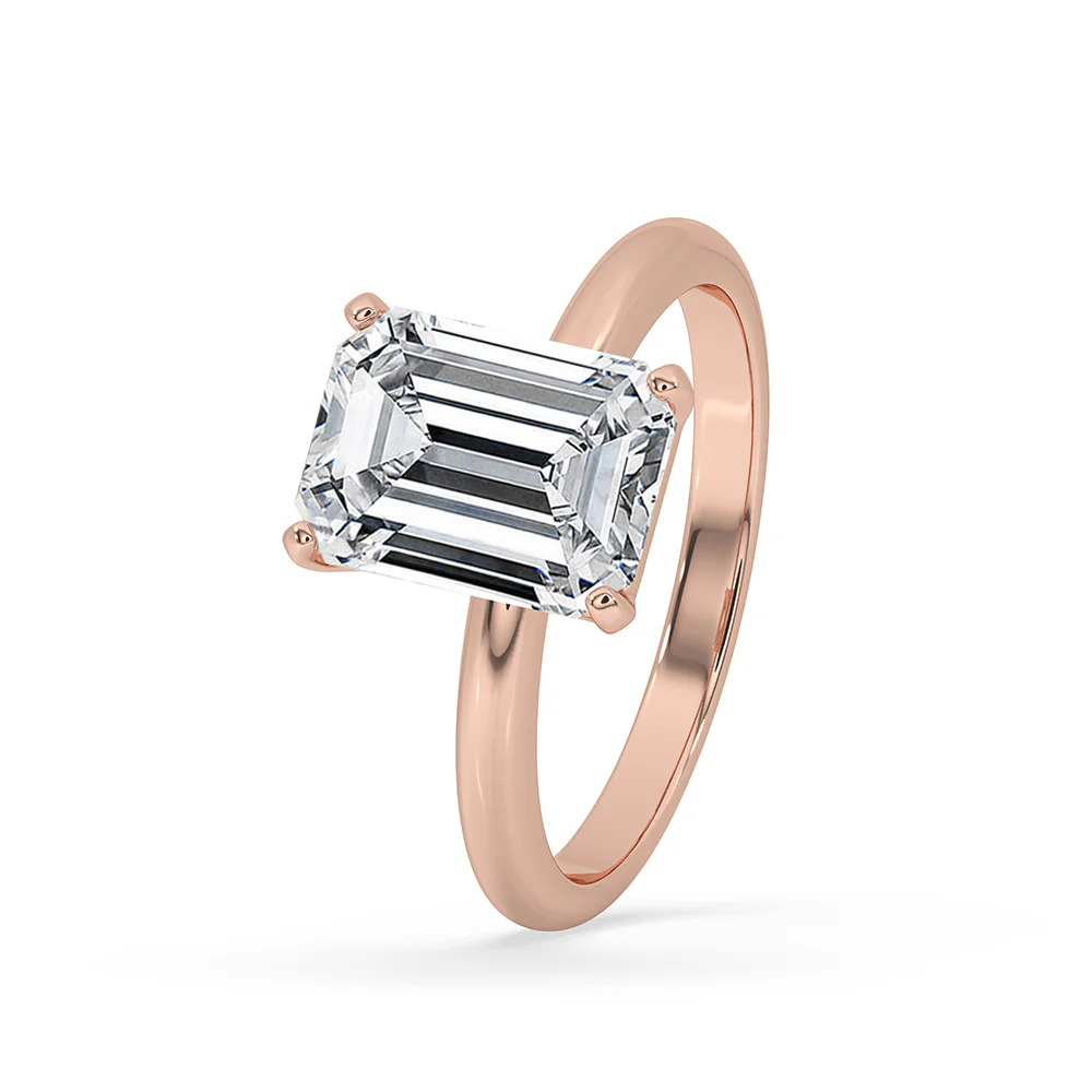 Emerald Cut Diamond Ring - Image 2