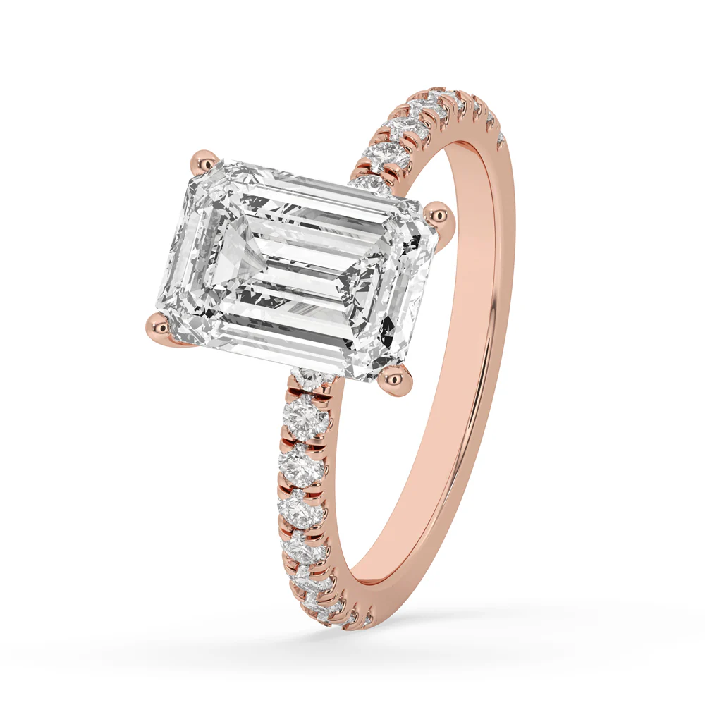 Emerald Cut Engagement Ring - Image 2