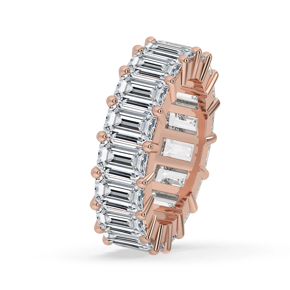 Emerald Cut Eternity Band - Image 3
