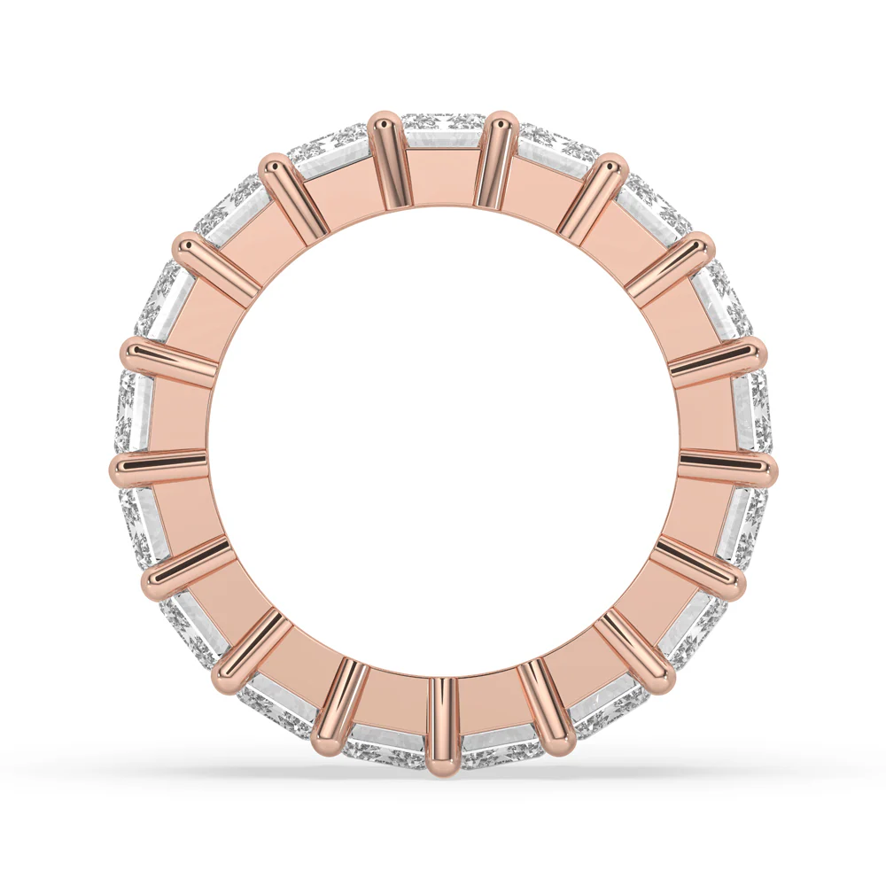 Emerald Cut Eternity Band - Image 4
