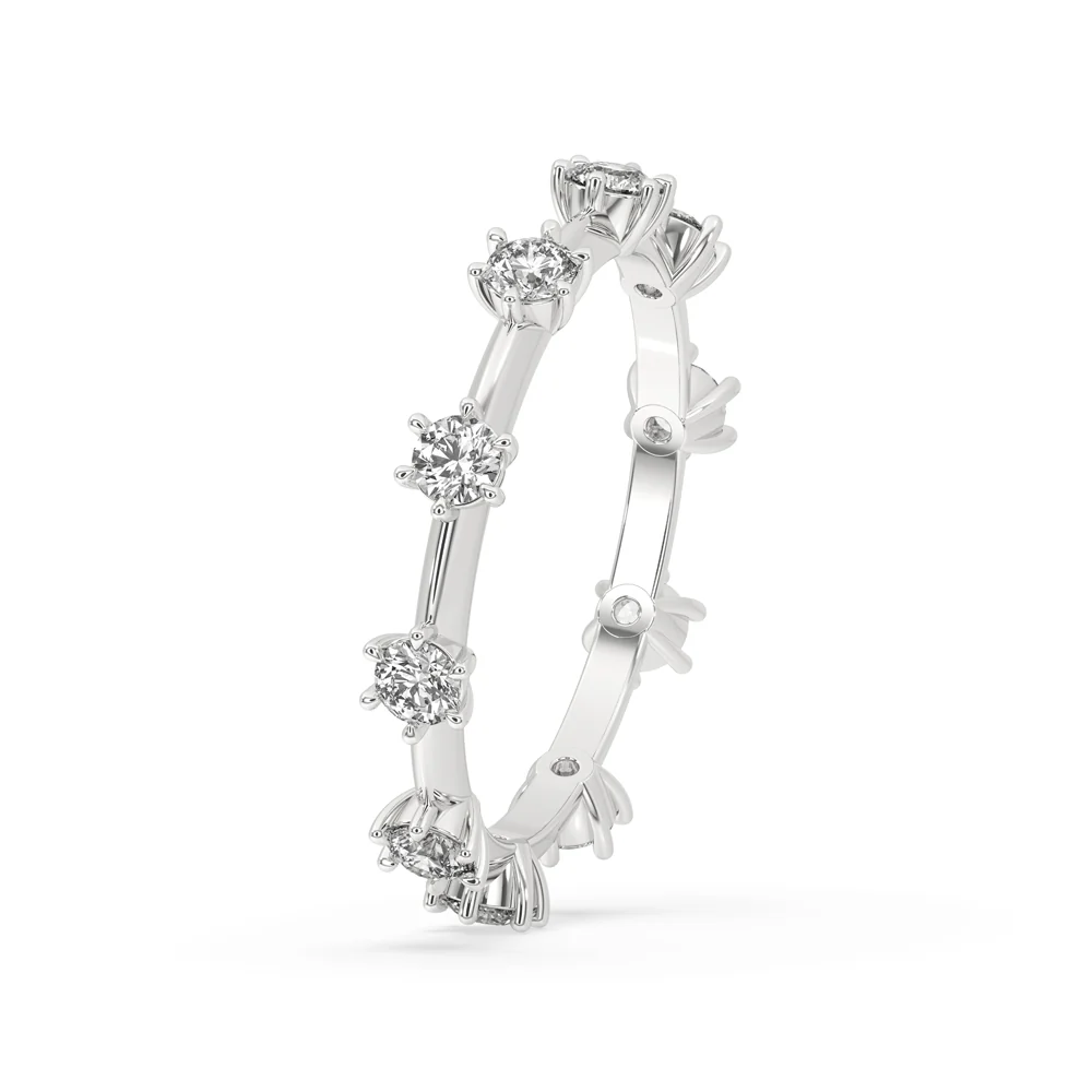 Eternity Wedding Band - Distant Pave - Image 2