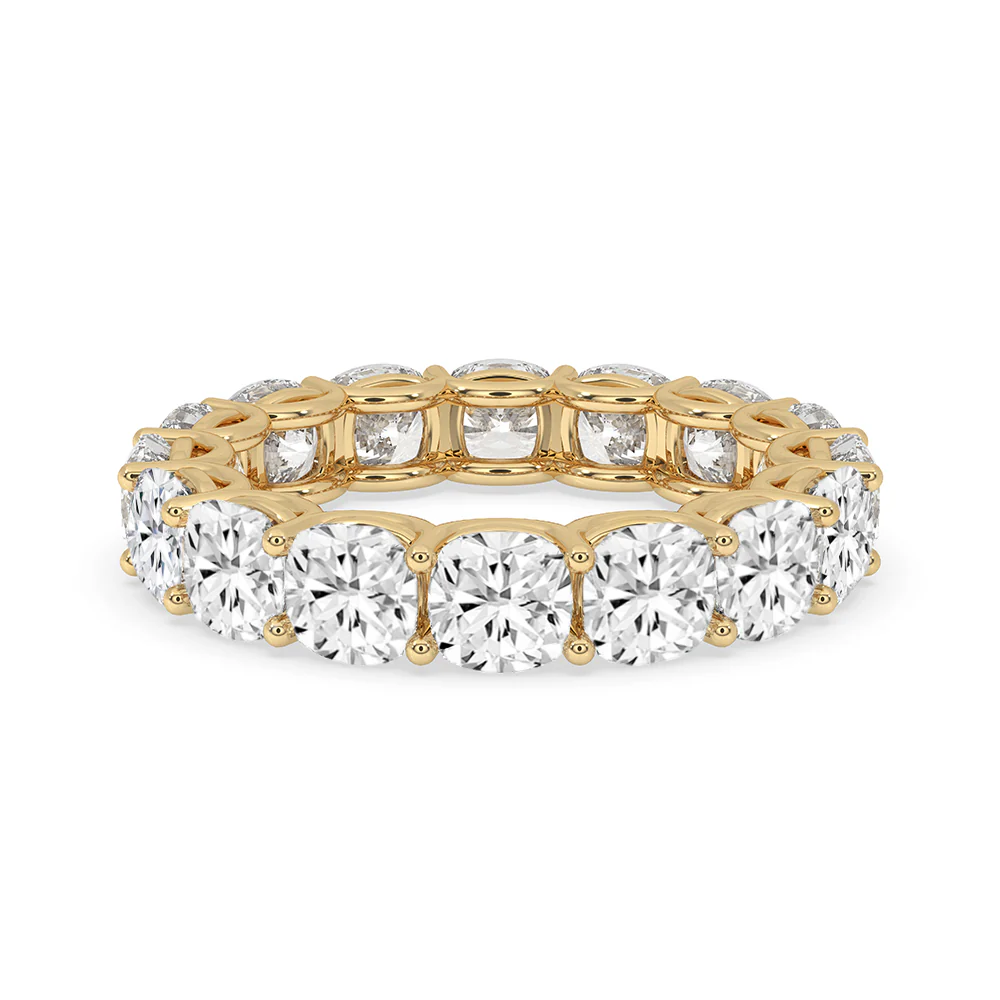 Full Eternity Cushion Cut Diamond Band