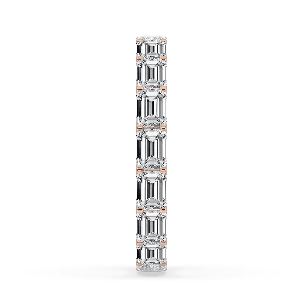 Full Eternity Emerald Cut Diamond Band - Image 3
