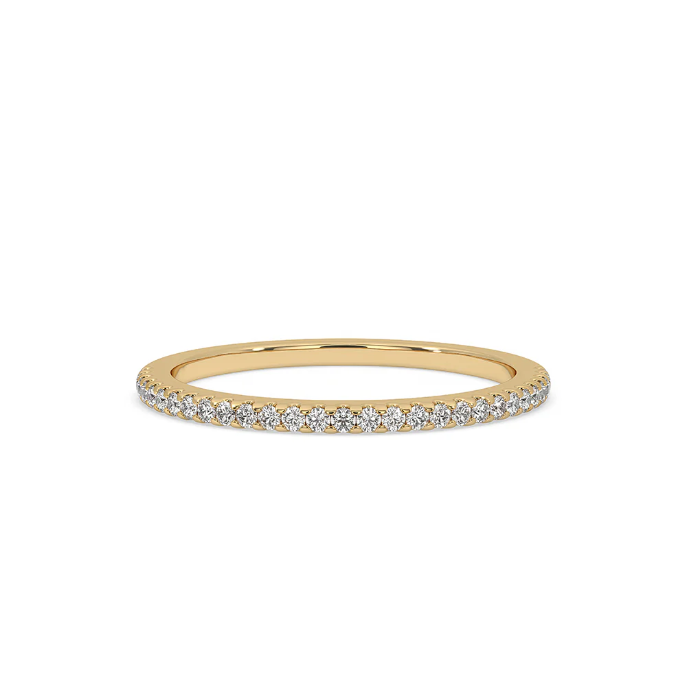 Half Eternity Band - Round Cut Diamonds