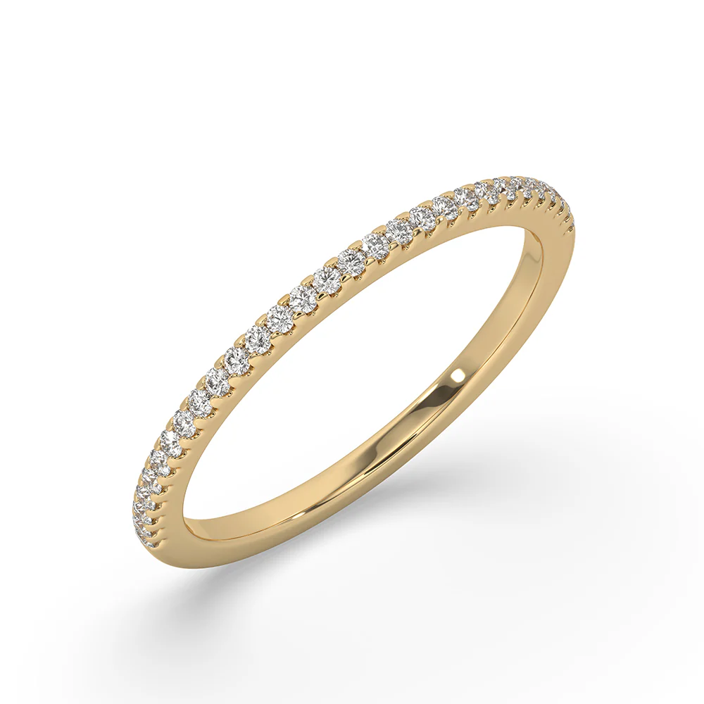 Half Eternity Band - Round Cut Diamonds - Image 4