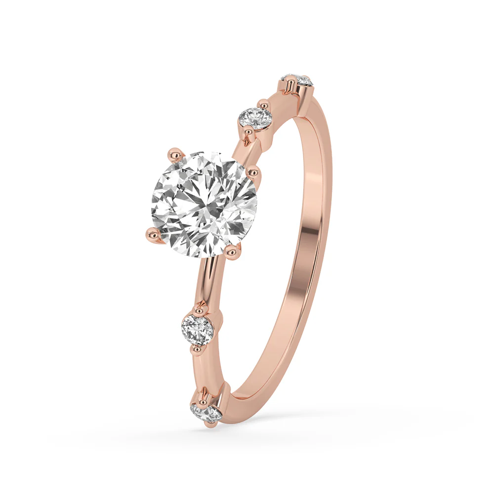 Round Cut Lab Grown Diamond Ring - Image 5