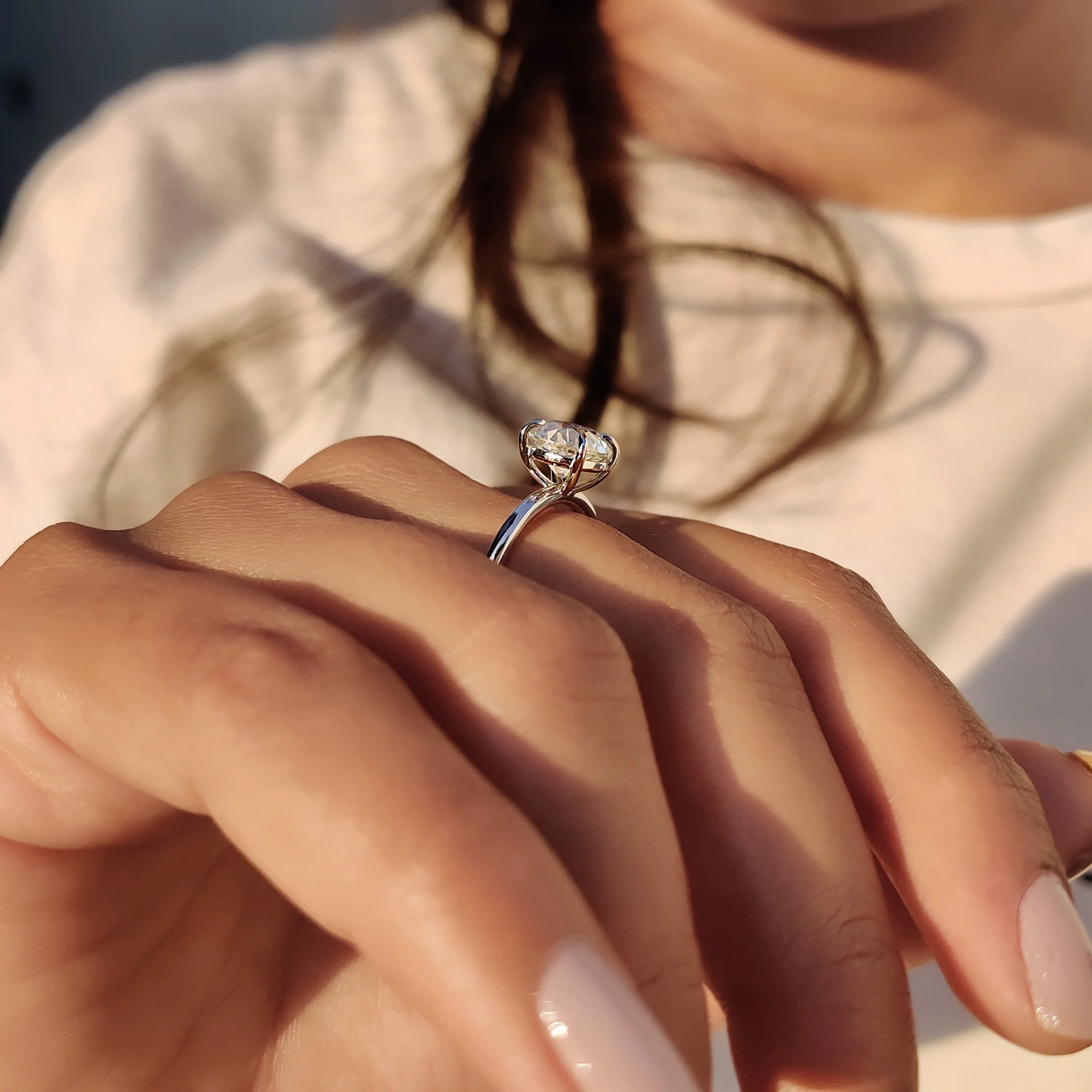 Old European Cut Solitaire Engagement Ring - Image 5