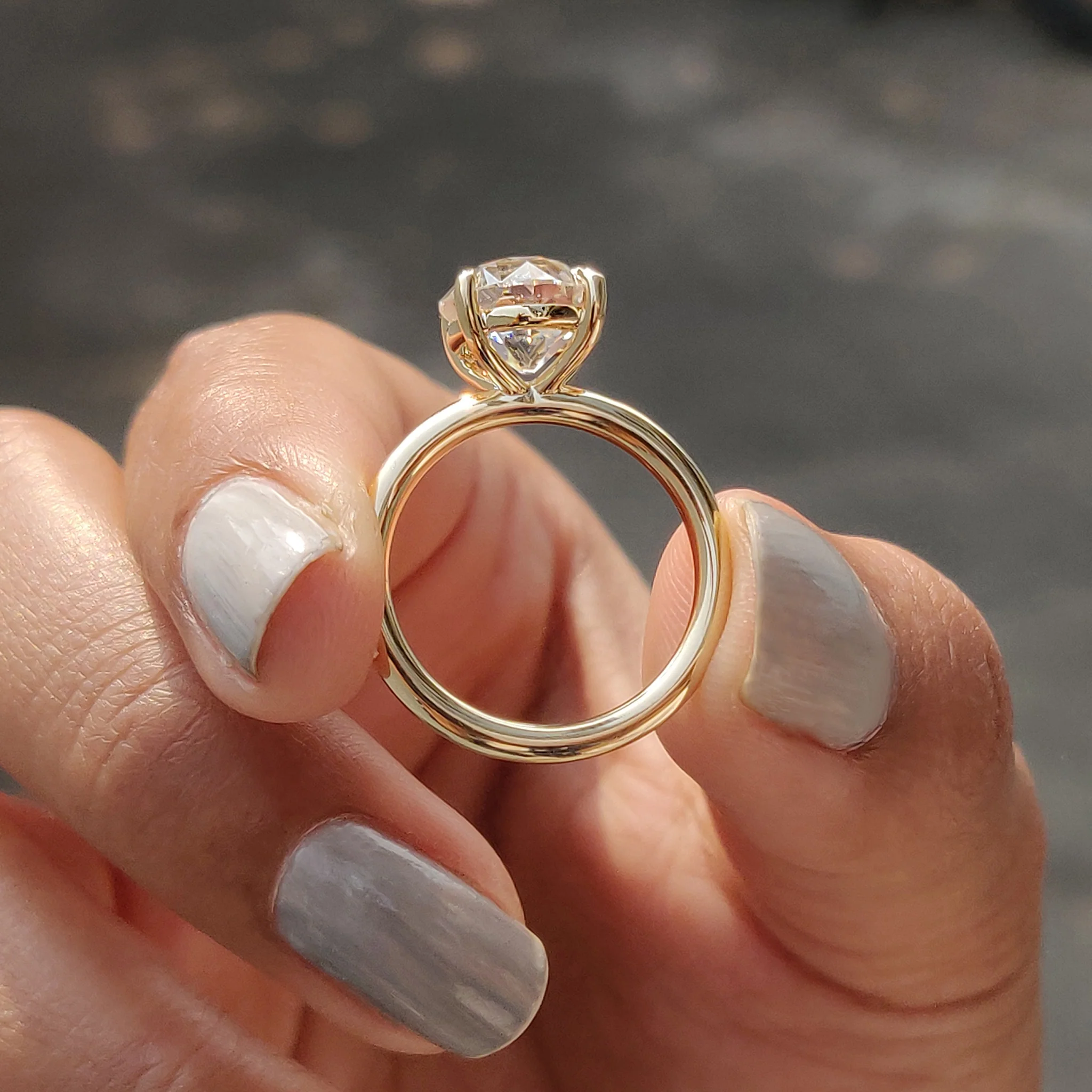 Old European Cut Solitaire Engagement Ring - Image 8