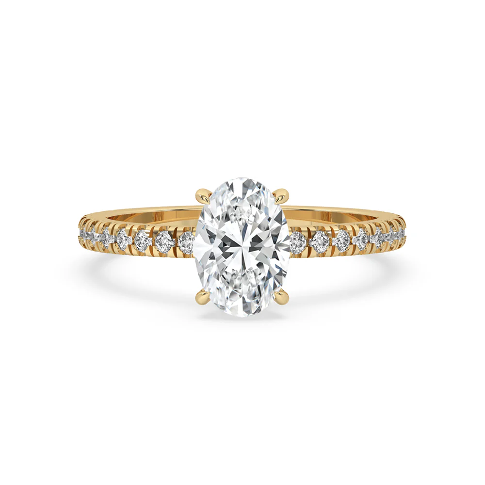 Oval Diamond Engagement Ring