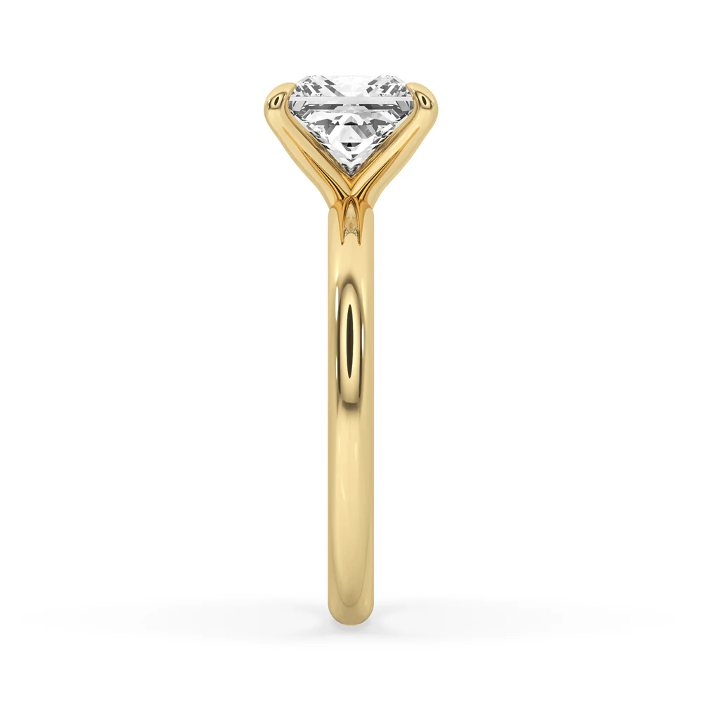 Princess Cut Solitaire Ring - Image 2