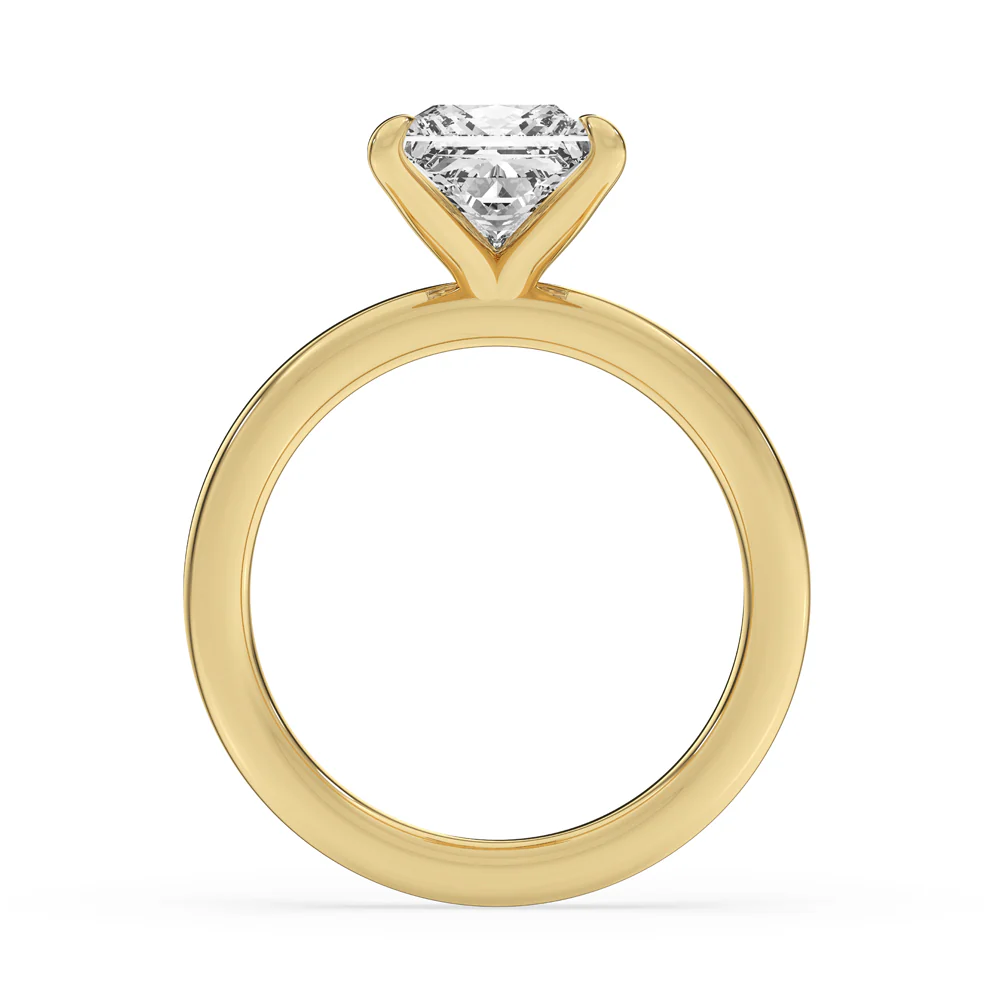 Princess Cut Solitaire Ring - Image 3