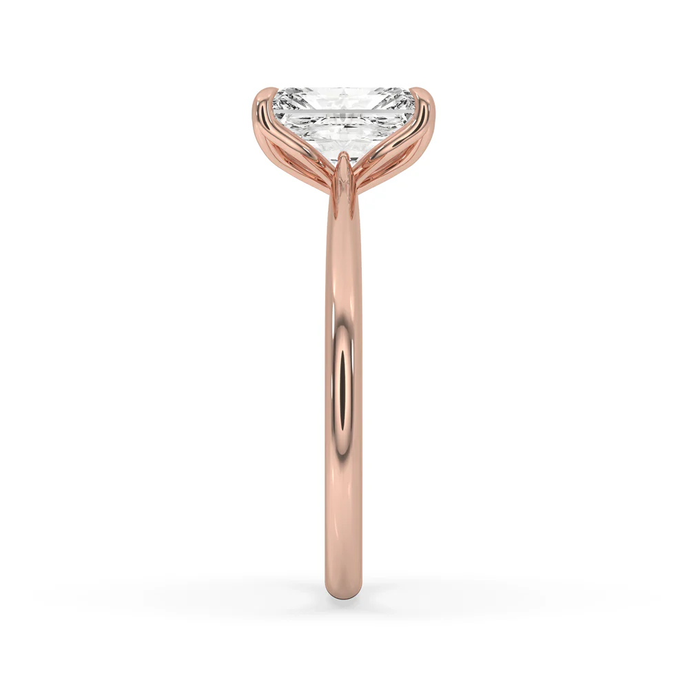 Radiant Engagement Ring With Solitaire Style - Image 5