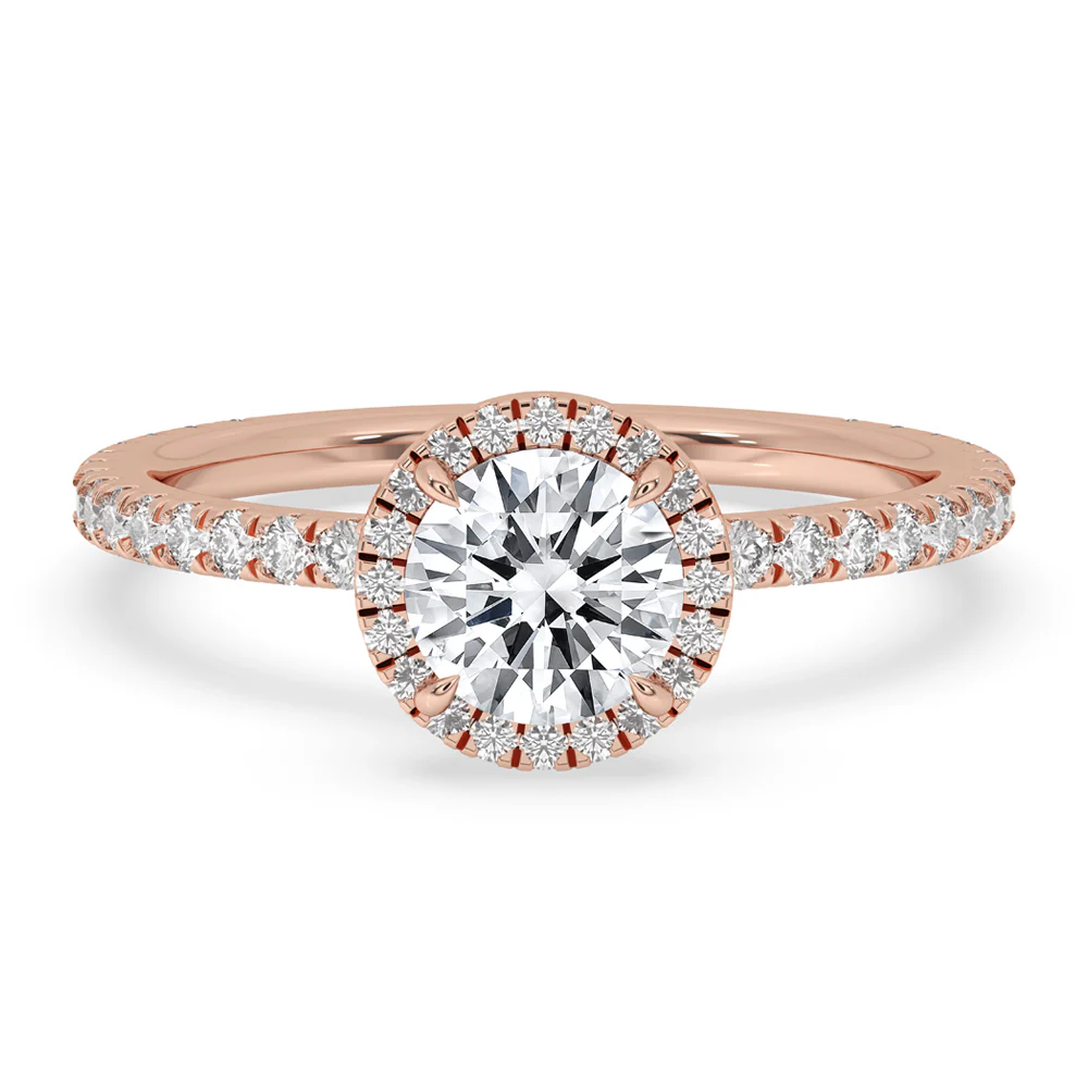 Round Engagement Ring