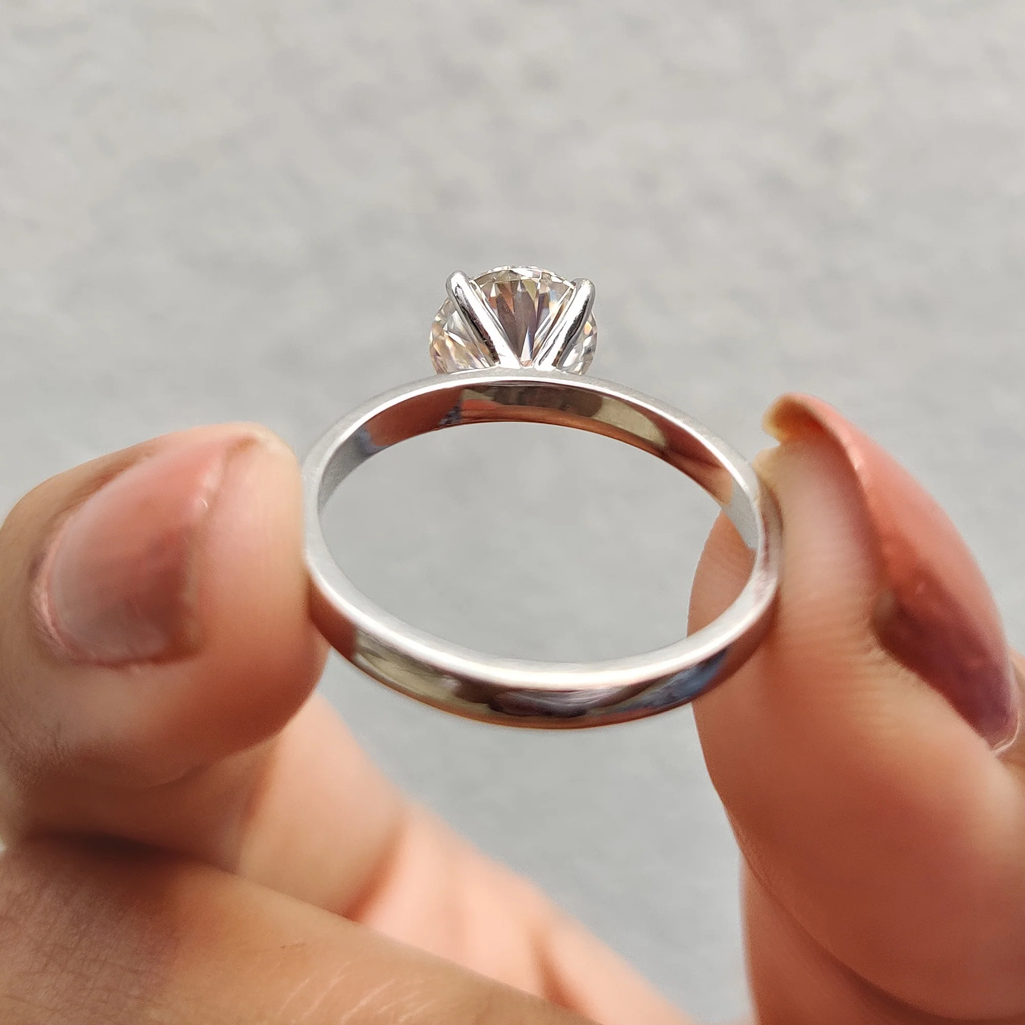 Round Cut Solitaire Engagement Ring - Image 8