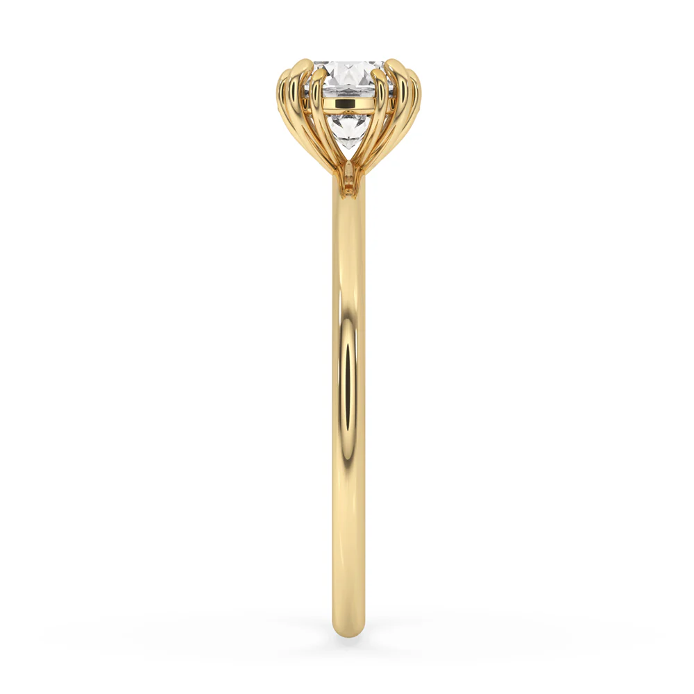 Round Solitaire Engagement Ring - Image 5