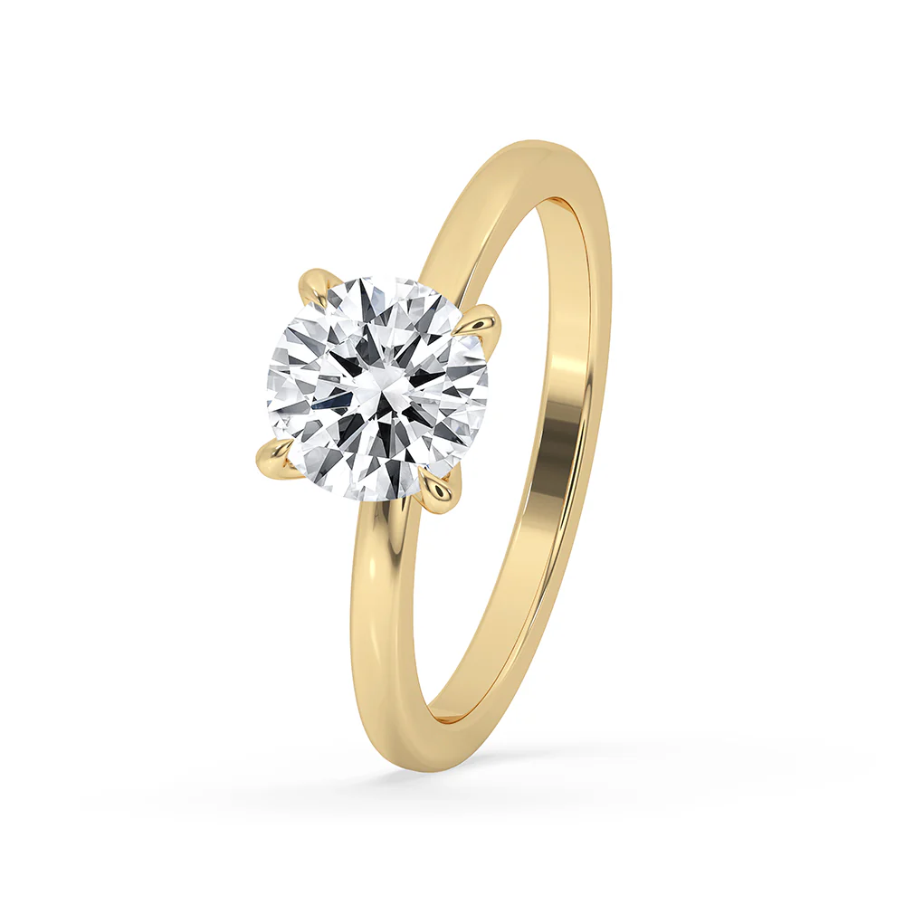 Round Solitaire Engagement Ring - Image 3