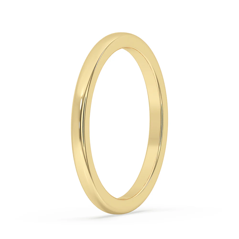 Simple Gold Wedding Band - Image 2