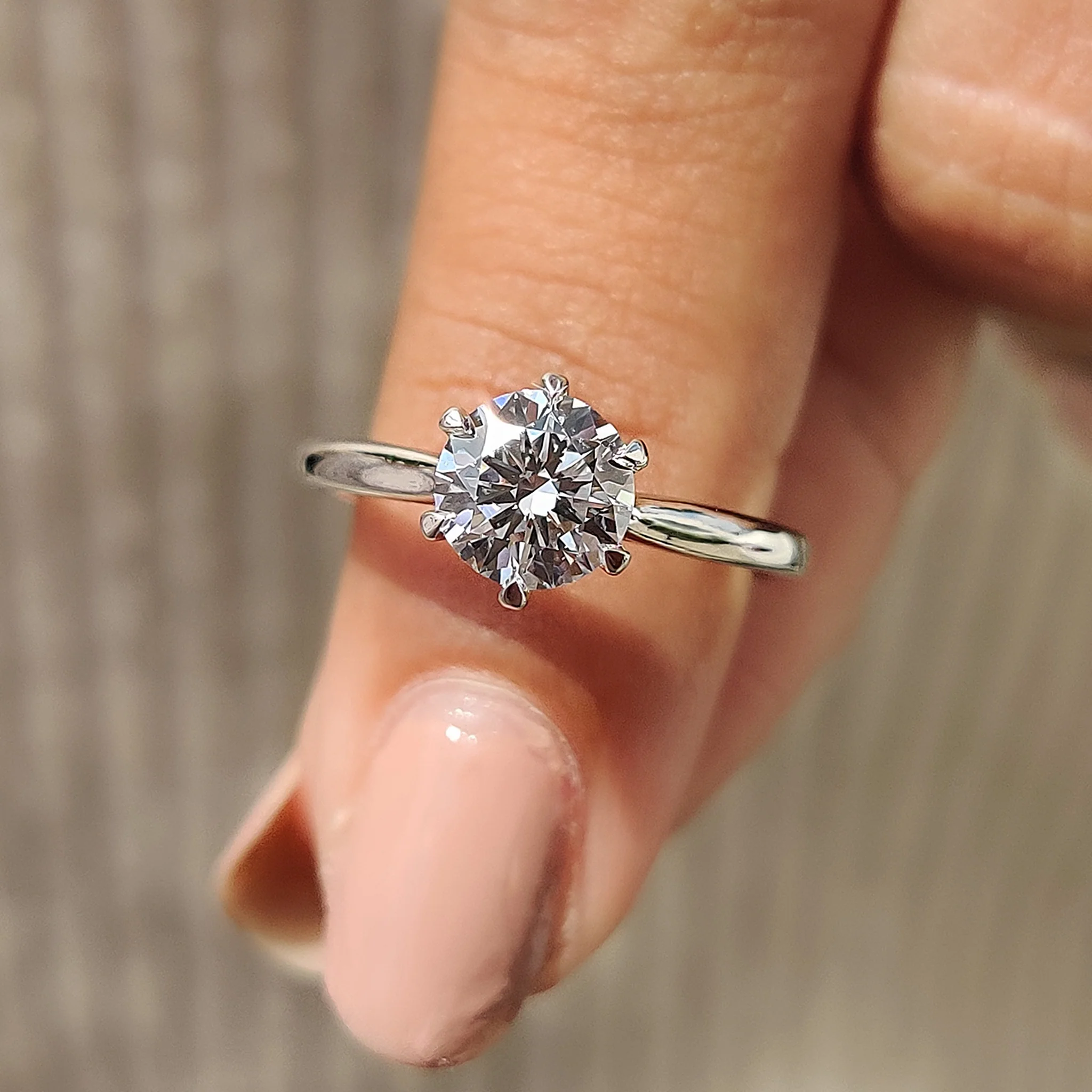 Brilliant Round Solitaire Engagement Ring