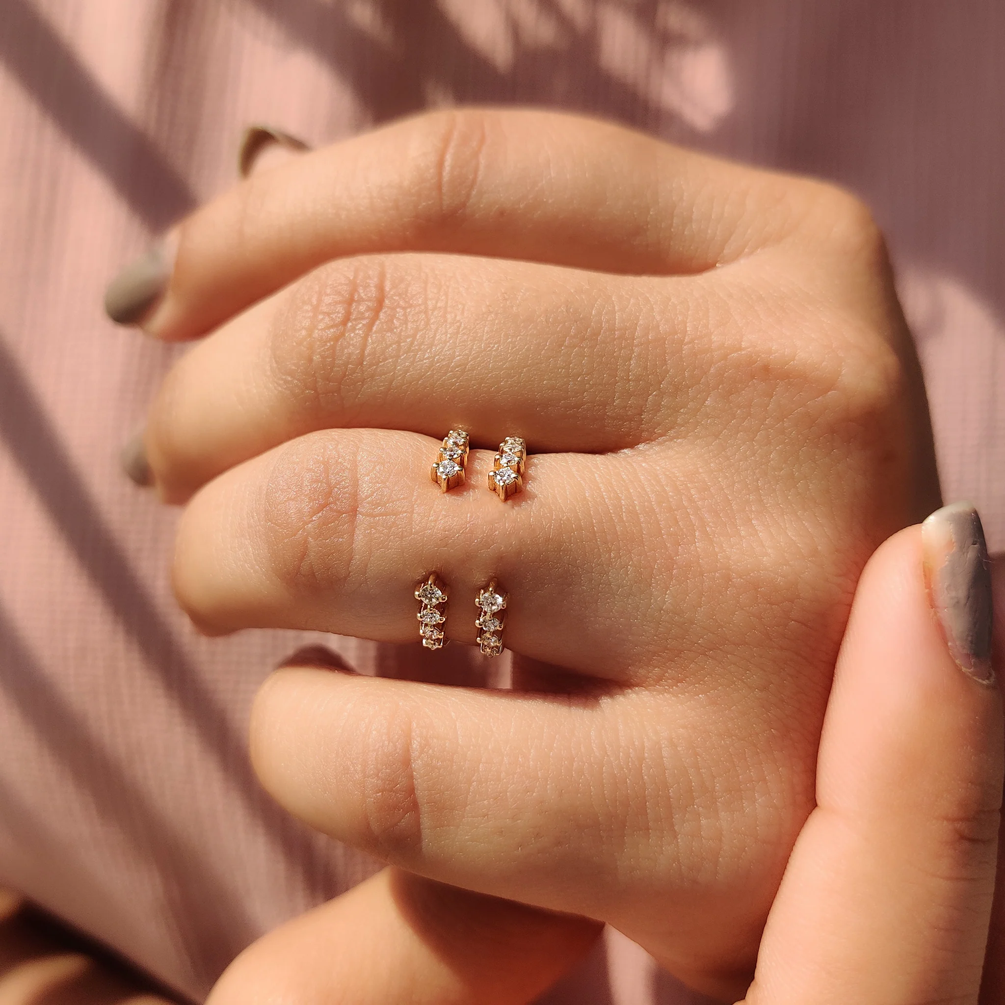 Open Gap Round Diamond Ring Enhancer Band - Image 2